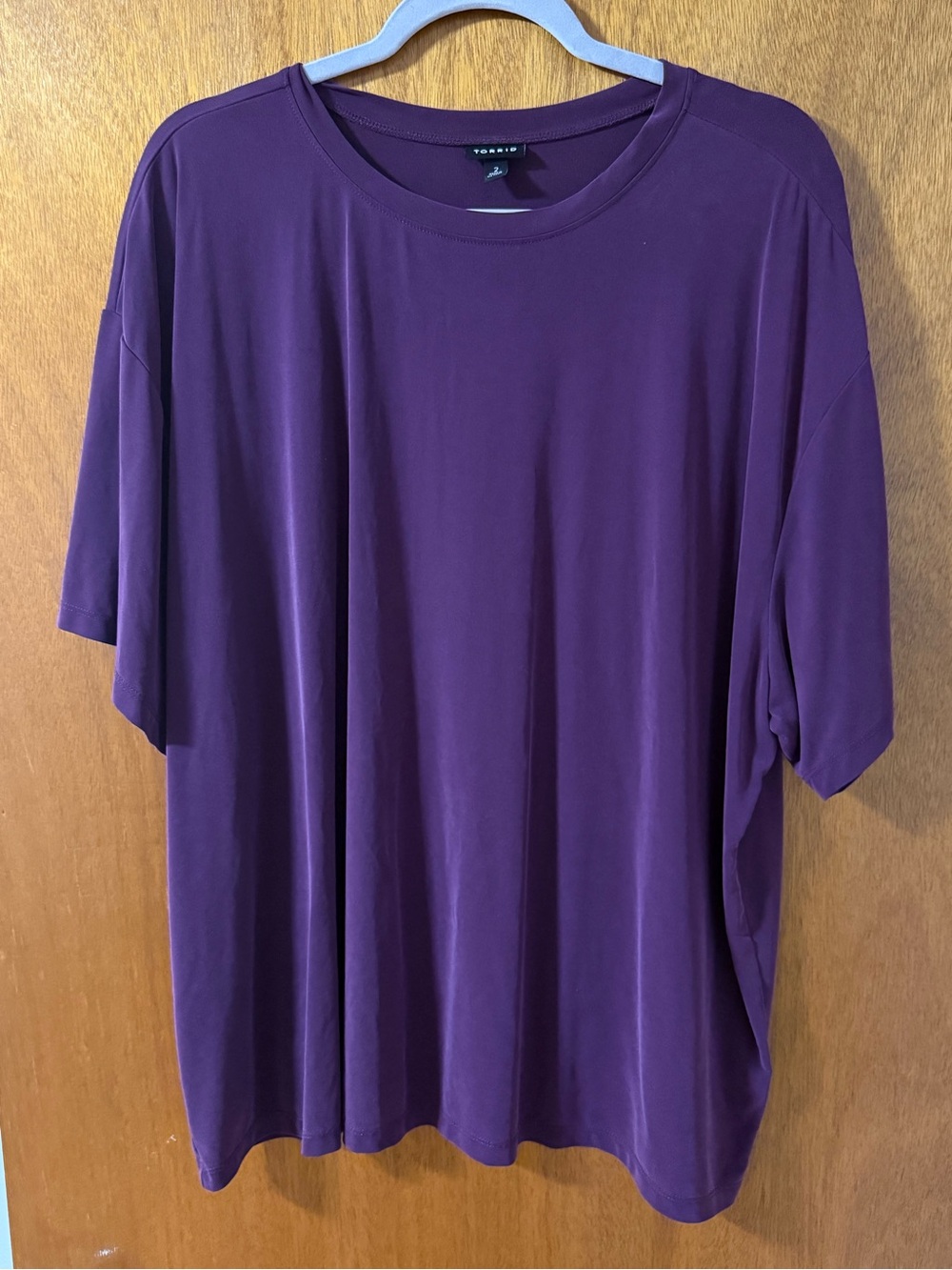 torrid Purple Short-Sleeve Crew Tee